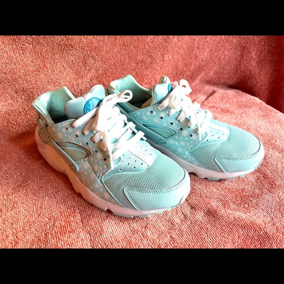 Nike Huarache Run Print GS “Blue Lagoon”